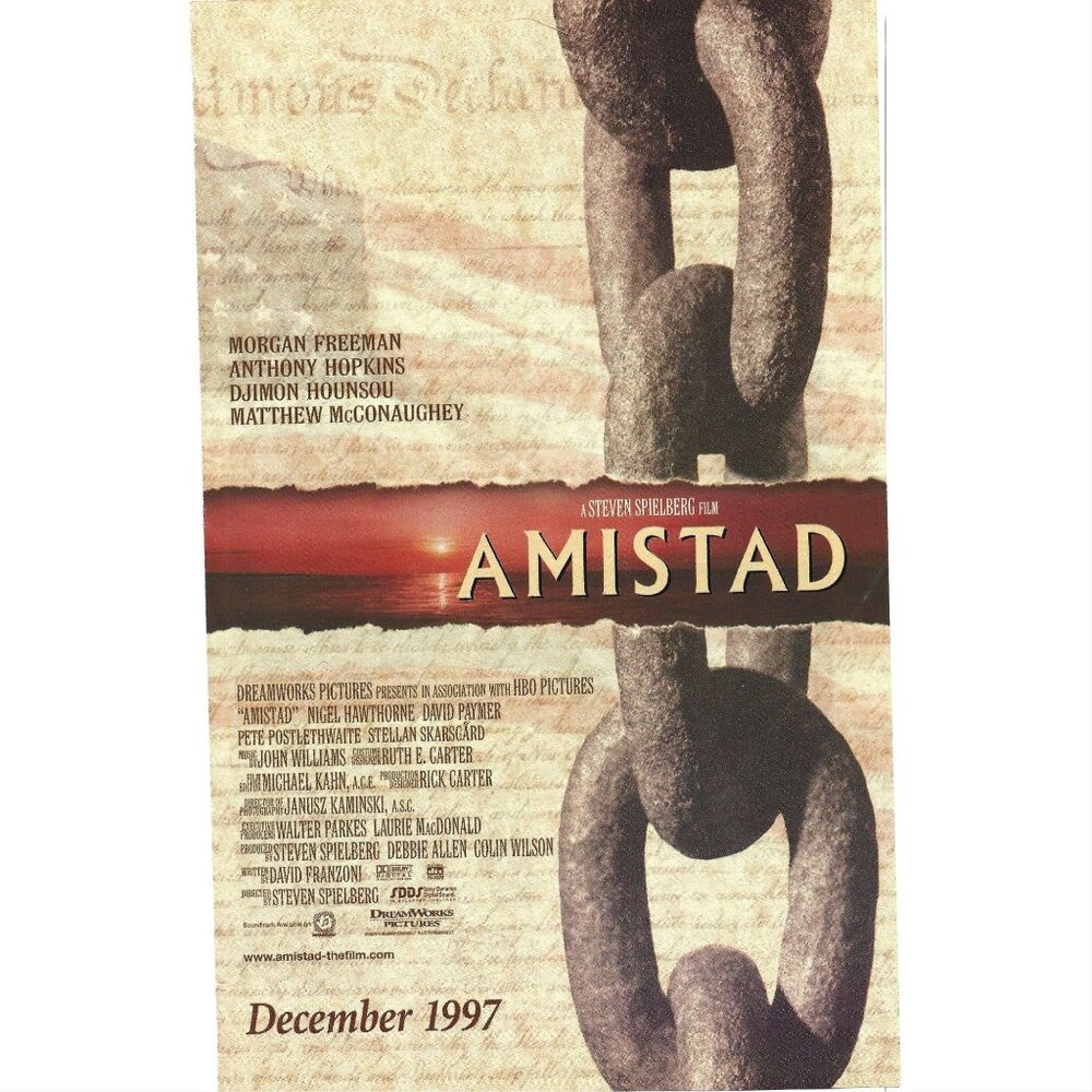 Amistad Movie Print 1997 Original Promotional Print ADVERT